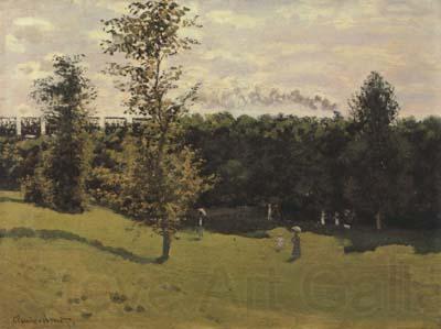 Claude Monet Train in the Country (san32)